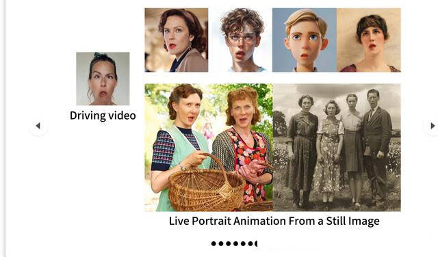 让照片人物表情动起来，开源国产ai大动作LivePortrait